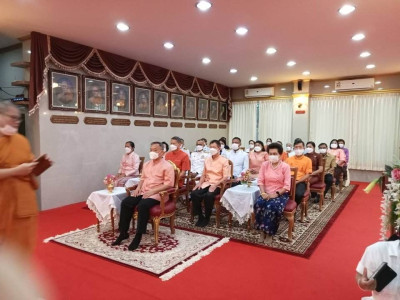 เข้าร่วมตักบาตรข้าวสารอาหารแห้ง พระสงฆ์จำนวน 99 รูป พารามิเตอร์รูปภาพ 1