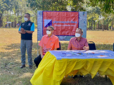 เข้าร่วมฝึกซ้อมสถานการณ์สมมติการฝึกดับเพลิงขั้นต้นและการอพยพหนีไฟศาลากลางจังหวัดปราจีนบุรี ประจำปี 2566 ... พารามิเตอร์รูปภาพ 1