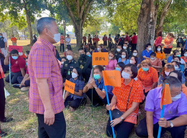 เข้าร่วมฝึกซ้อมสถานการณ์สมมติการฝึกดับเพลิงขั้นต้นและการอพยพหนีไฟศาลากลางจังหวัดปราจีนบุรี ประจำปี 2566 ... พารามิเตอร์รูปภาพ 2