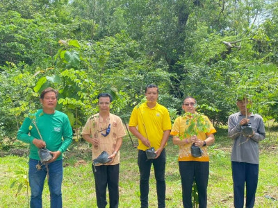 บุคลากรนิคมสหกรณ์กบินทร์บุรี ร่วมปลูกต้นไม้ประจำปีของชาติ ... พารามิเตอร์รูปภาพ 1