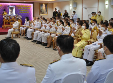 เข้าร่วมพิธีสวดพระพุทธมนต์และพิธีทำบุญตักบาตรถวายพระราชกุศล ... พารามิเตอร์รูปภาพ 3