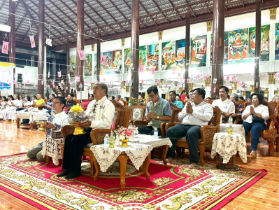 บุคลากรสำนักงานสหกรณ์จังหวัดปราจีนบุรีเข้าร่วมพิธีสมโภชผ้ากฐินสหกรณ์สามัคคีประจำปี 2567 ... พารามิเตอร์รูปภาพ 1