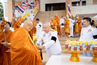 เข้าร่วมพิธีเจริญพระพุทธมนต์และทำบุญตักบาตรพระสงฆ์จำนวน 89 ... พารามิเตอร์รูปภาพ 1