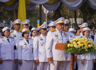 เข้าร่วมพิธีวางพานพุ่มถวายราชสักการะ วันพ่อขุนรามคำแหงมหาราช พารามิเตอร์รูปภาพ 1