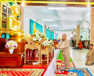 ร่วมพิธีบำเพ็ญกุศลทักษิณานุประทาน อุทิศถวายเป็นพระราชกุศล ... พารามิเตอร์รูปภาพ 1